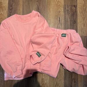Daily Drills Pink Sweat Set